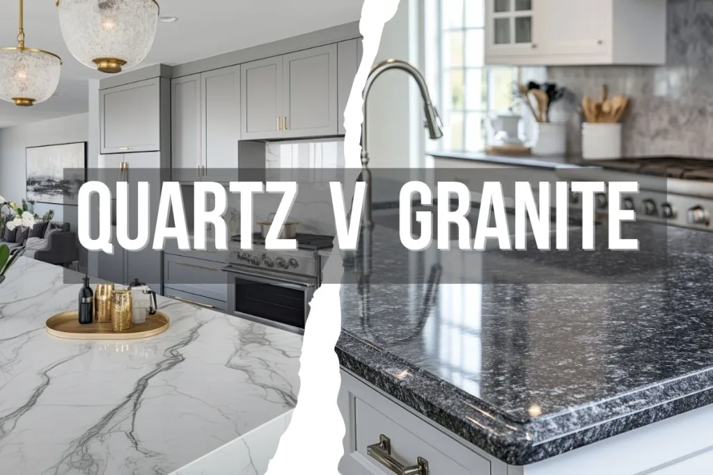 Quartz v granite blog article cover image